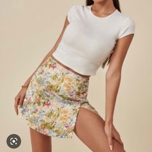 Reformation Margot Skirt- floral print